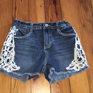Girls jean shorts